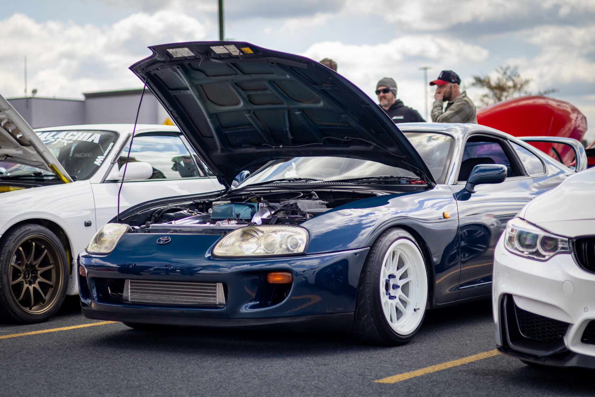 Blue Toyota Supra